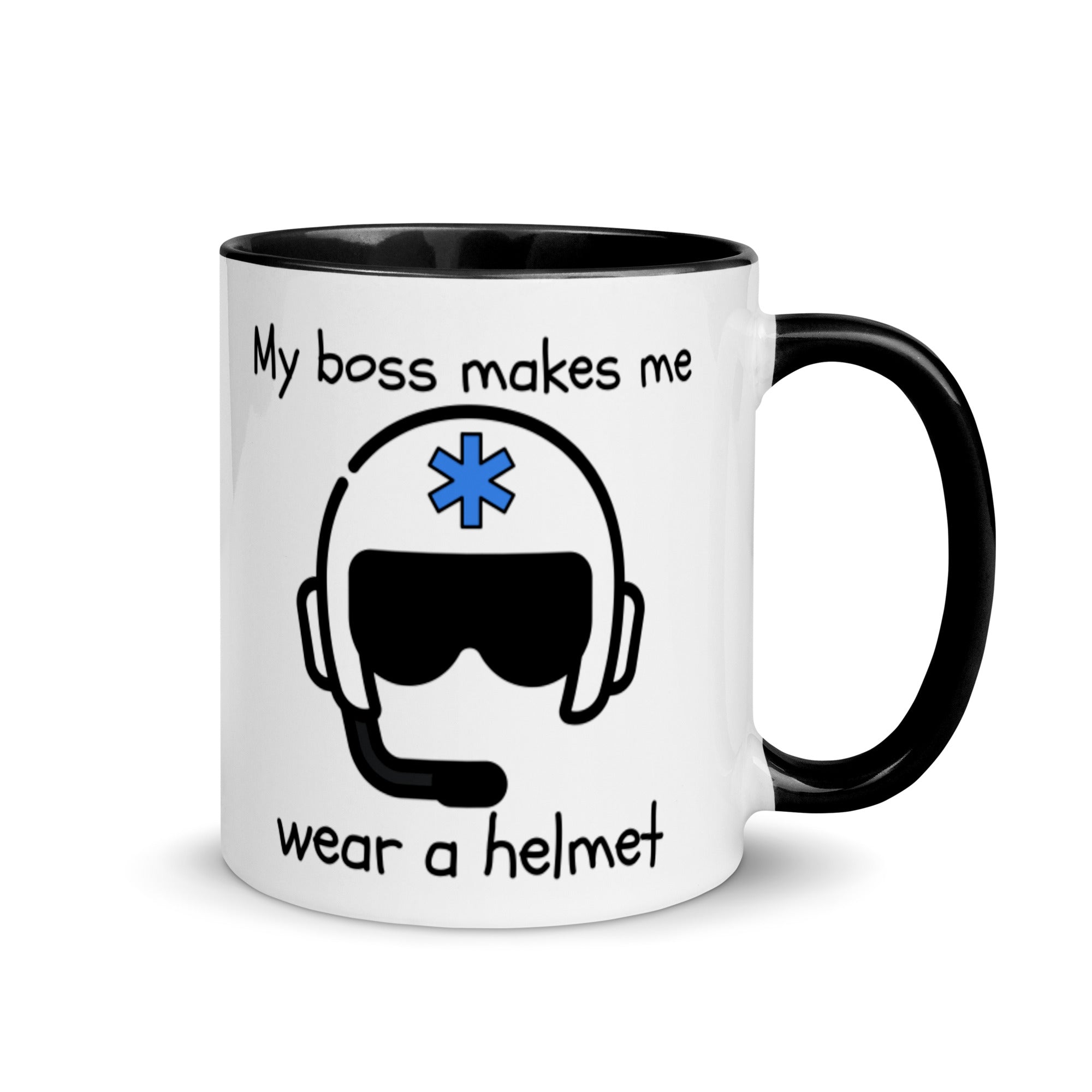 Boss Fuel (Black Glossy Mug)