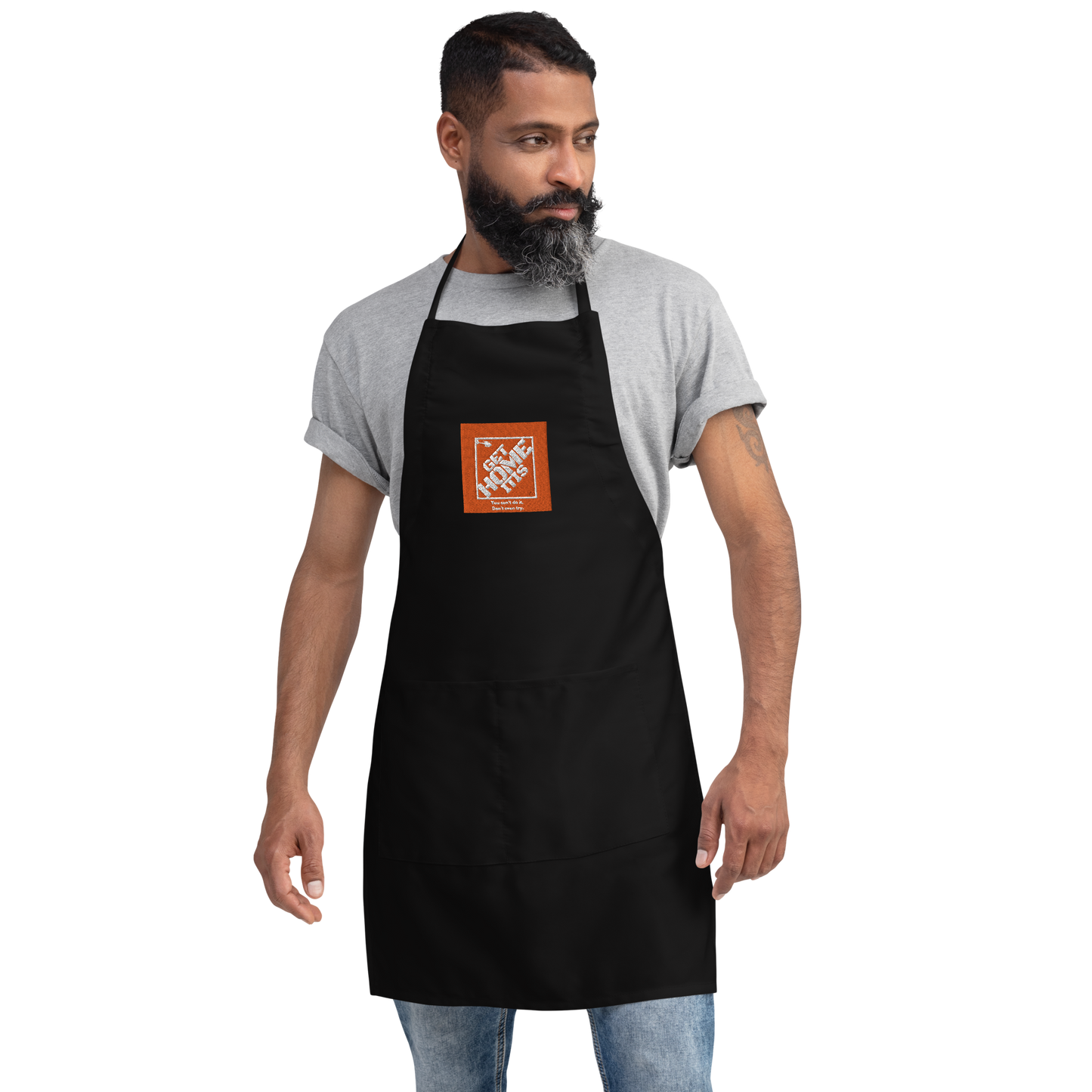 Get Home Itis Embroidered Apron