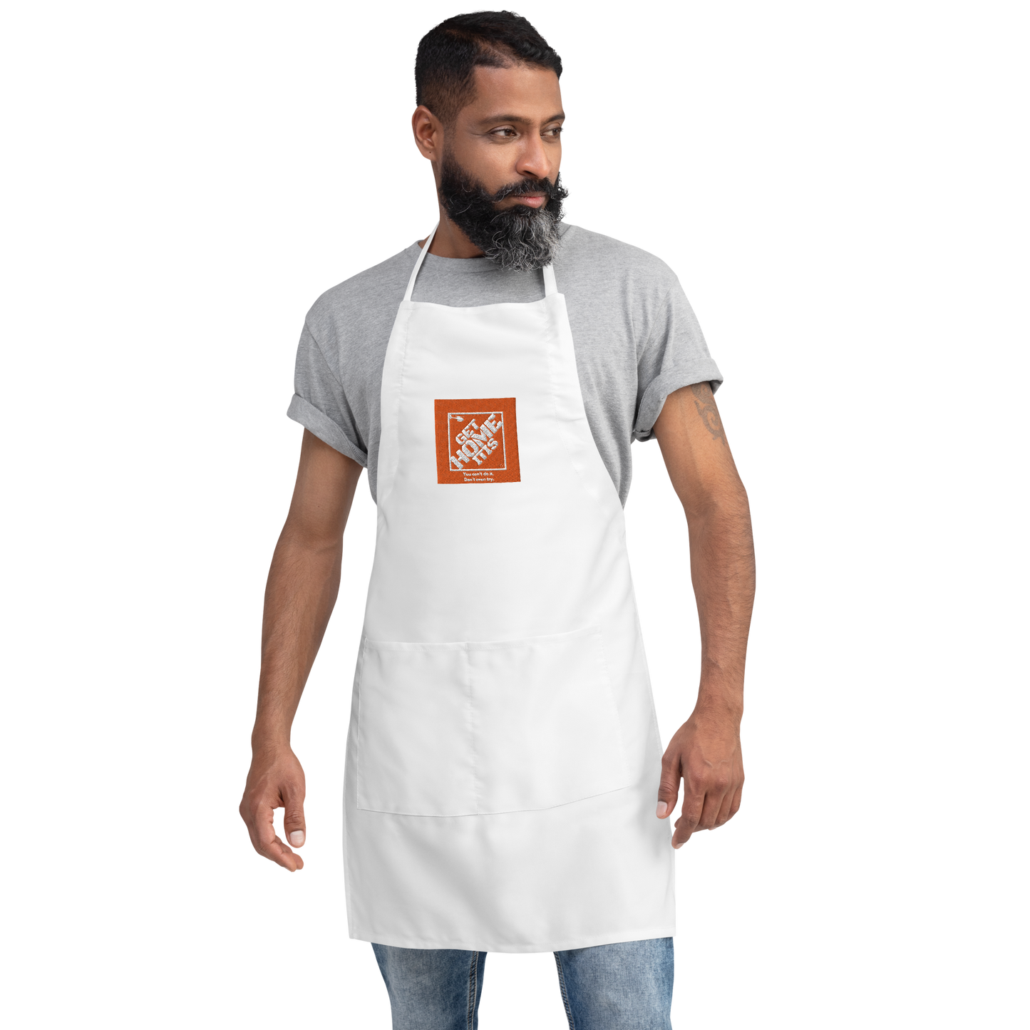 Get Home Itis Embroidered Apron