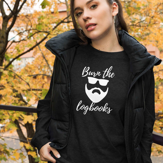 Burn the Logbooks Long Sleeve Tee