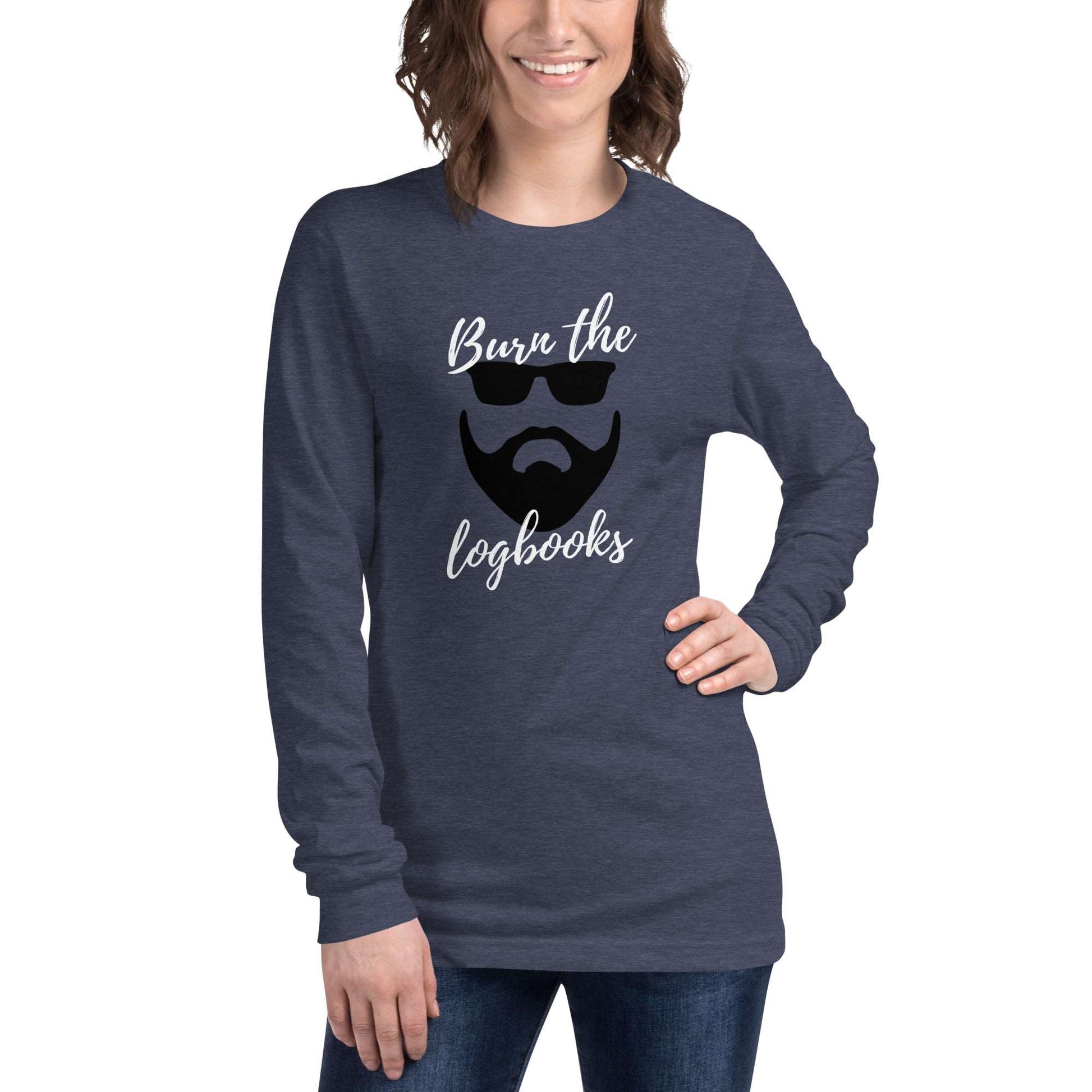 Burn the Logbooks Long Sleeve Tee