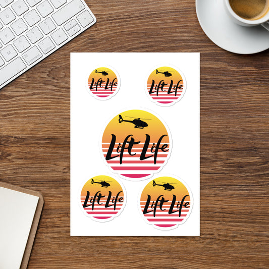 Lift Life EC130 Sticker Sheet