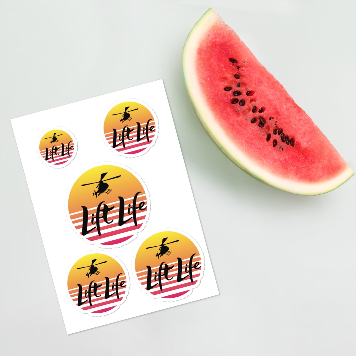 Lift Life 407 Sticker sheet