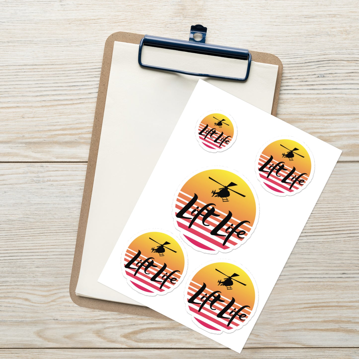 Lift Life 407 Sticker sheet