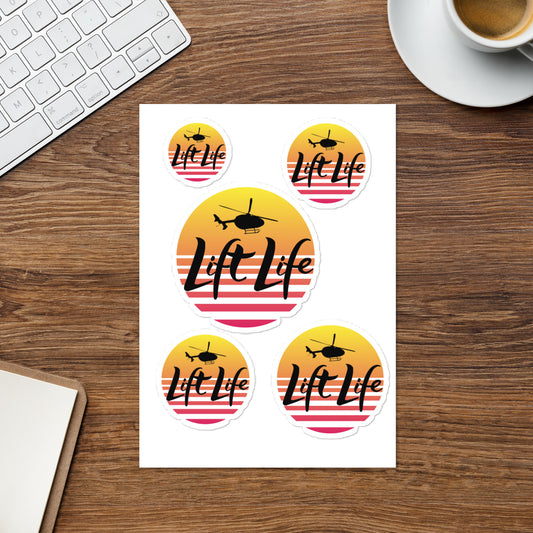 Lift Life EC-145 Sticker Sheet