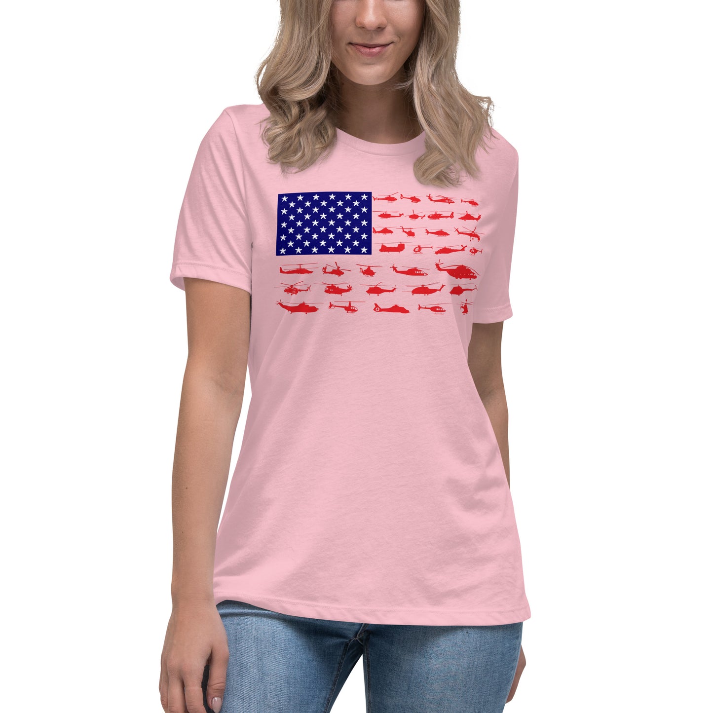 Women's Helicopter Flag Tee