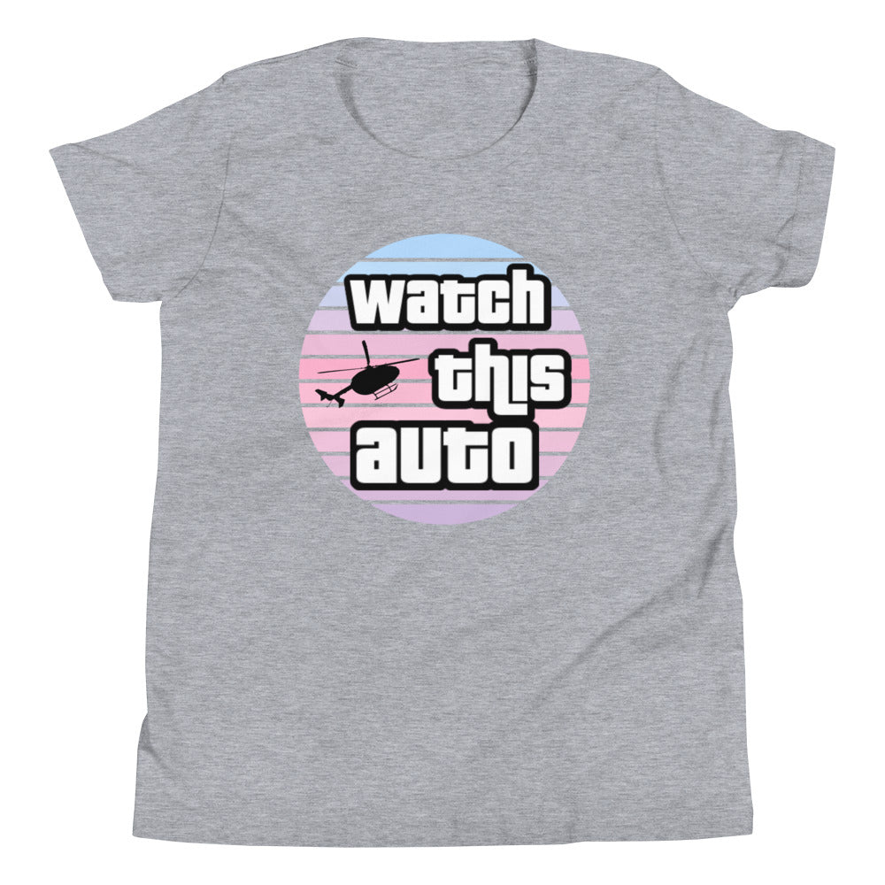 Youth Watch This Auto Tee - Miami Sunrise