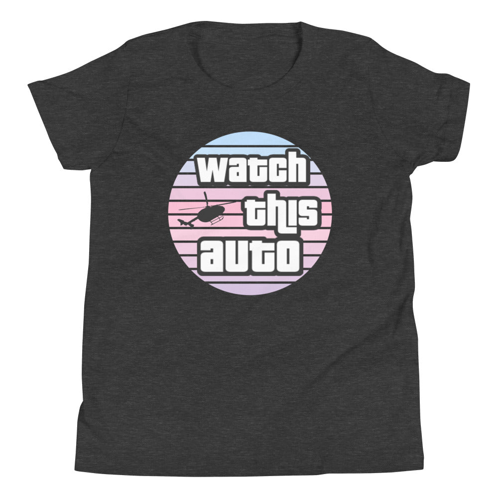 Youth Watch This Auto Tee - Miami Sunrise