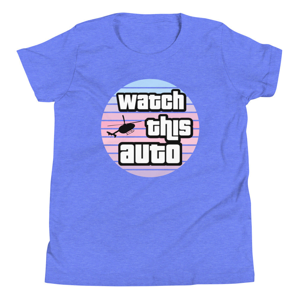 Youth Watch This Auto Tee - Miami Sunrise