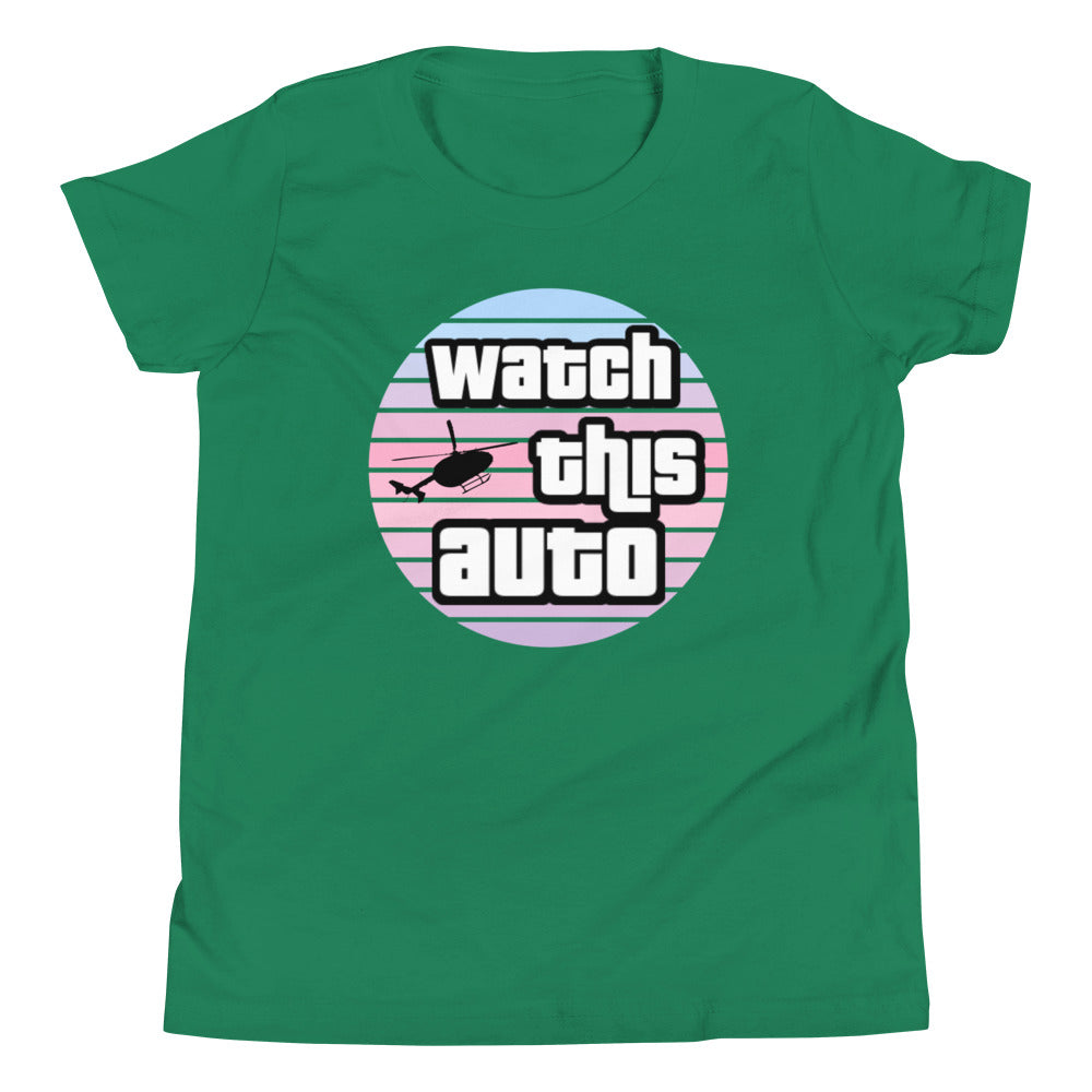 Youth Watch This Auto Tee - Miami Sunrise