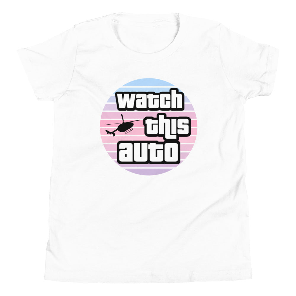 Youth Watch This Auto Tee - Miami Sunrise